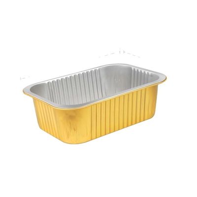 カスタムオーダー フルカーブエッジ 1800ml 直角型アルミホイル食品容器